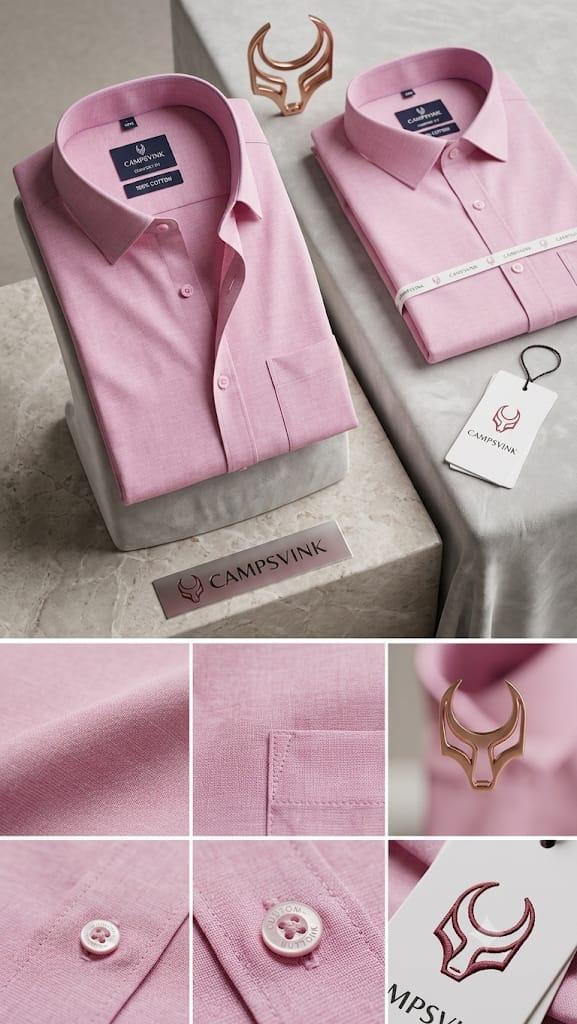 Campsvink Pink Premium Shirts