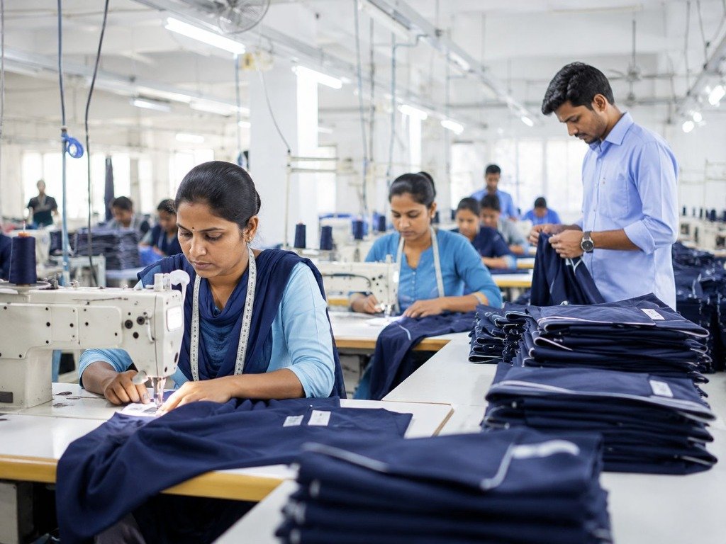 Industrial Manufacturing & Sewing Floor